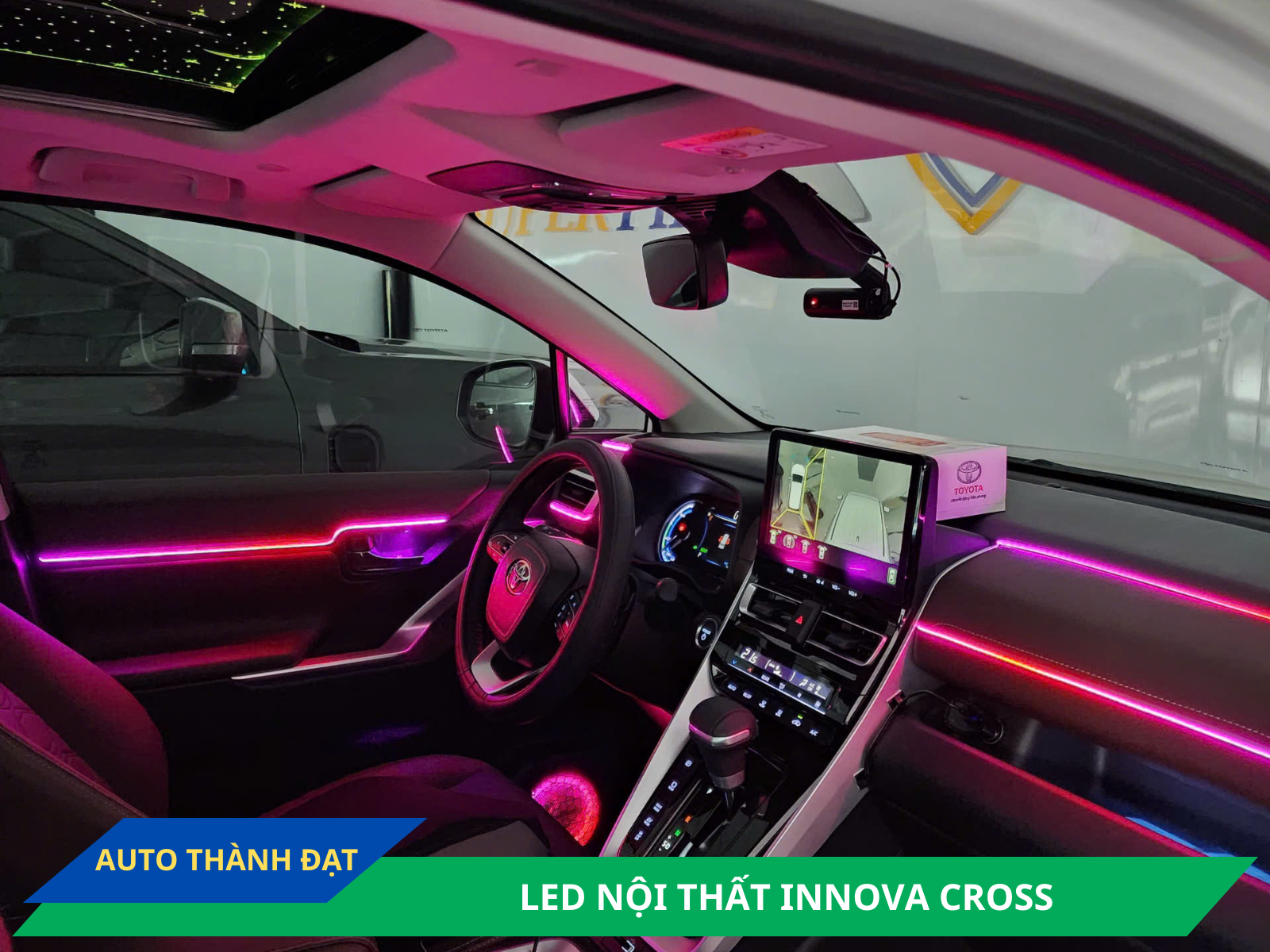 led nội thất xe Innova Cross