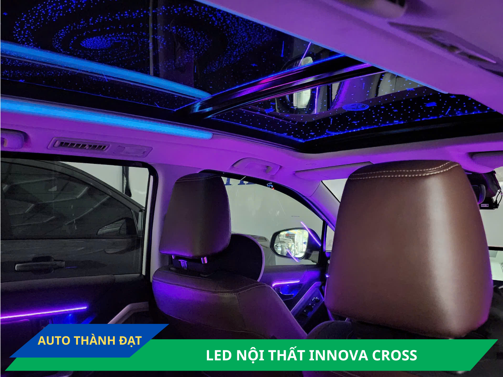 led nội thất xe Innova Cross