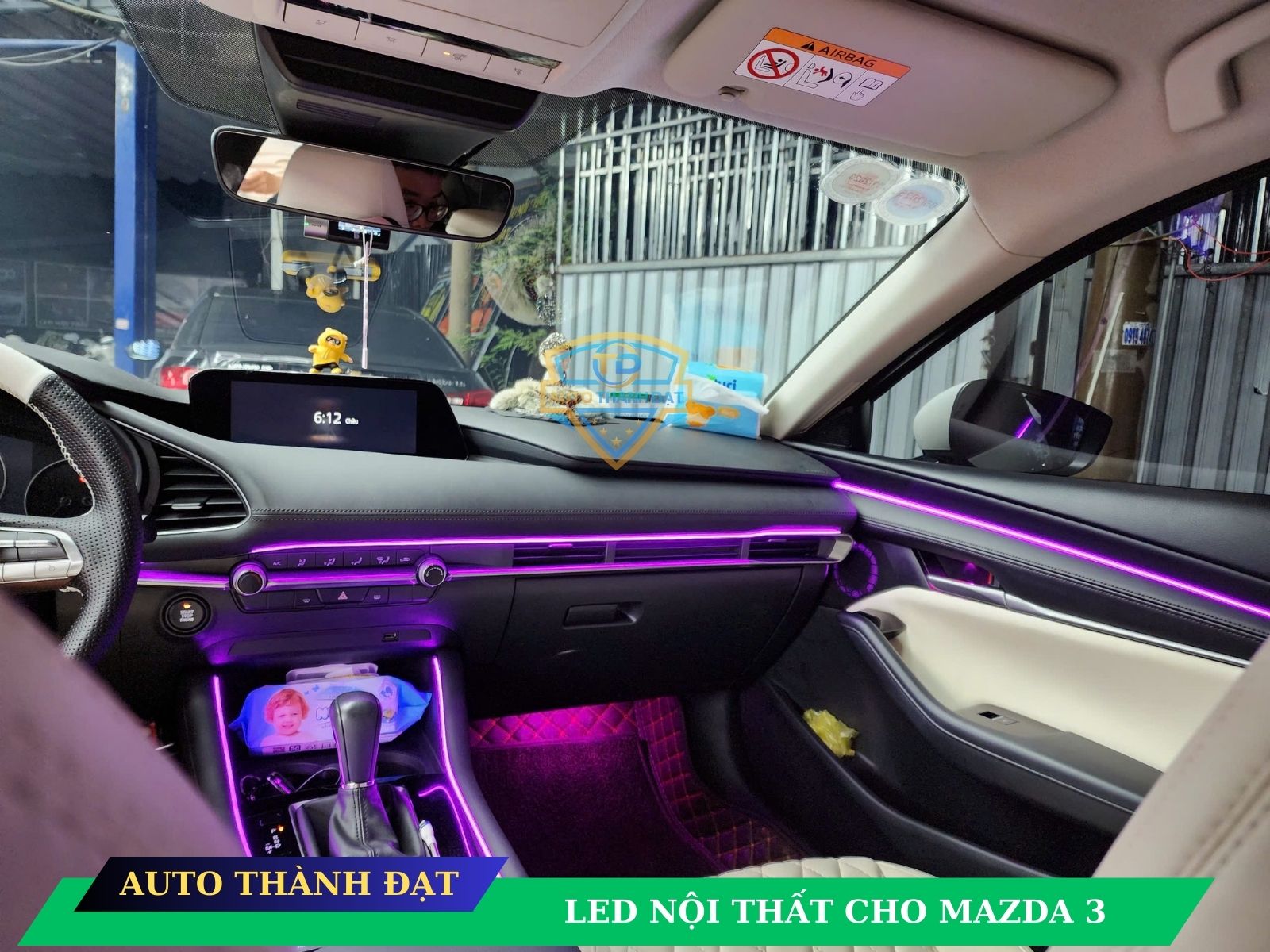 LED NỘI THẤT XE MAZDA 3