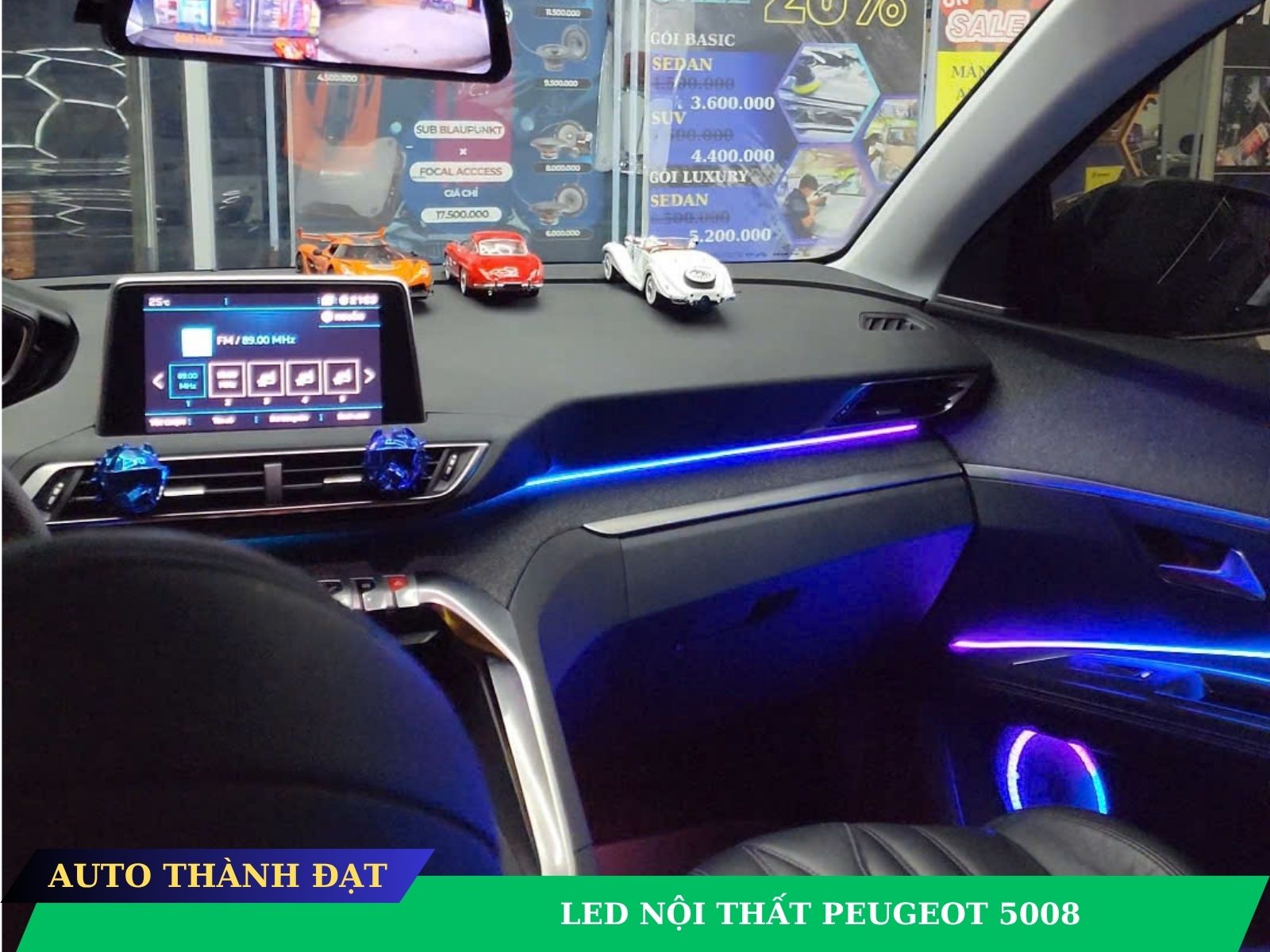 LED NỘI THẤT XE PEUGEOT 5008