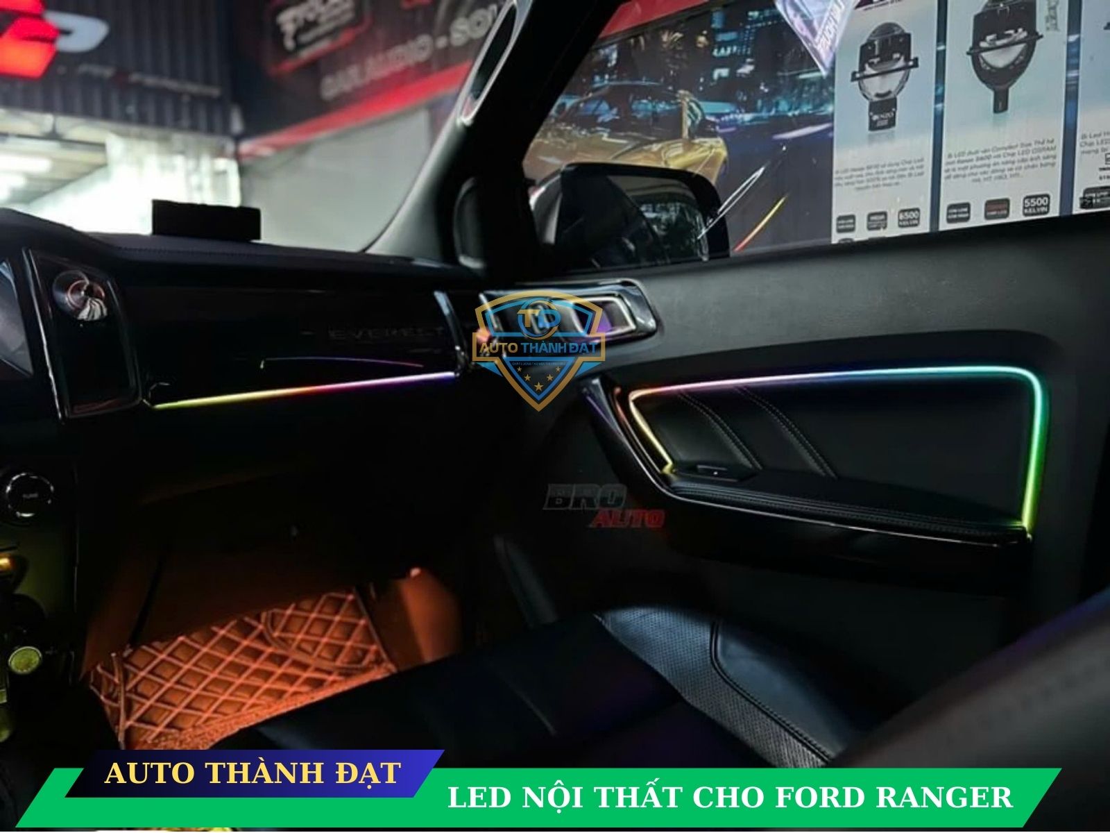 LED NỘI THẤT XE FORD RANGER