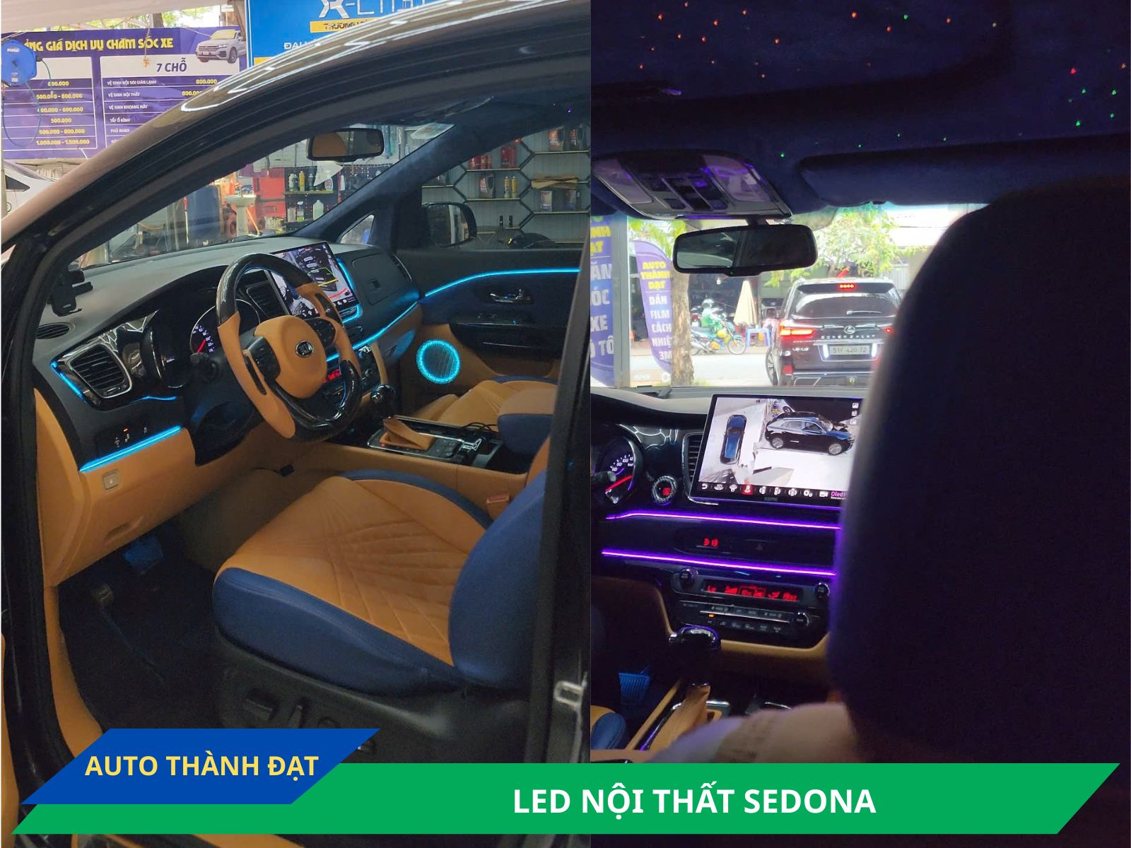 LED NỘI THẤT XE KIA SEDONA