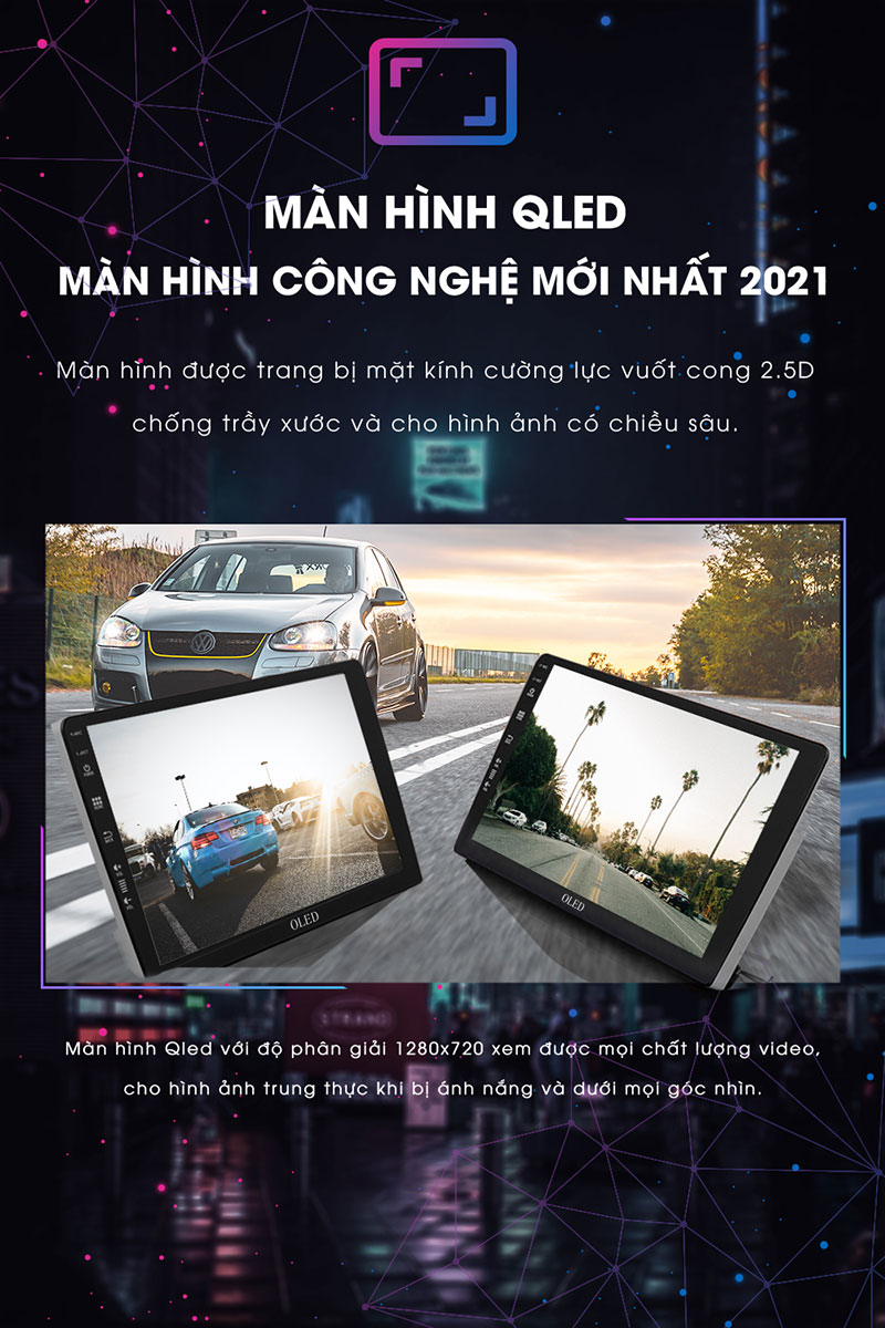 Màn Hình Android OledPro X5S New Liền Camera 360