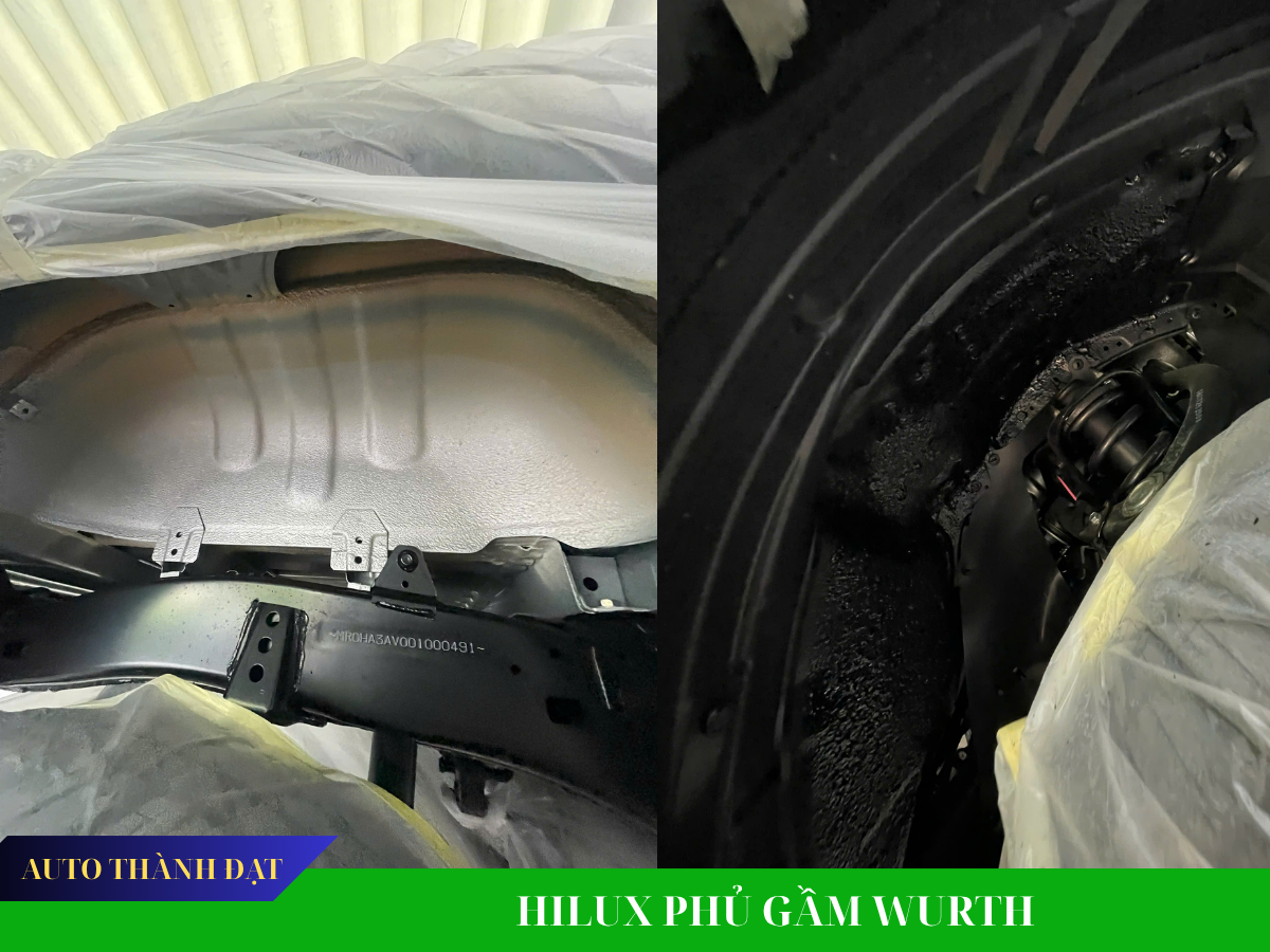 HILUX PHỦ GẦM CHỐNG SÉT Ô TÔ WURTH