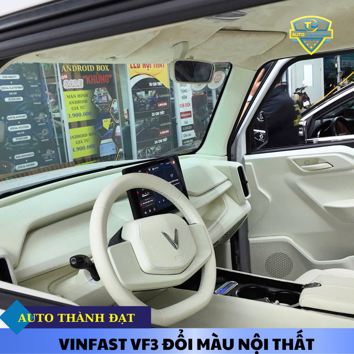 VINFAST VF3 ĐỔI MÀU NỘI THẤT
