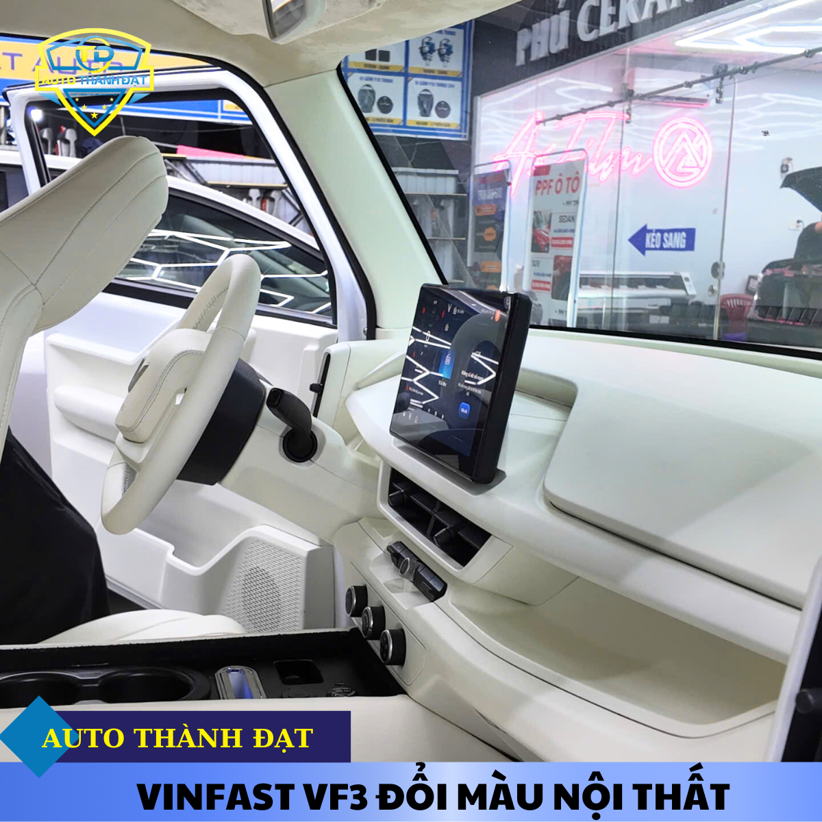 VINFAST VF3 ĐỔI MÀU NỘI THẤT