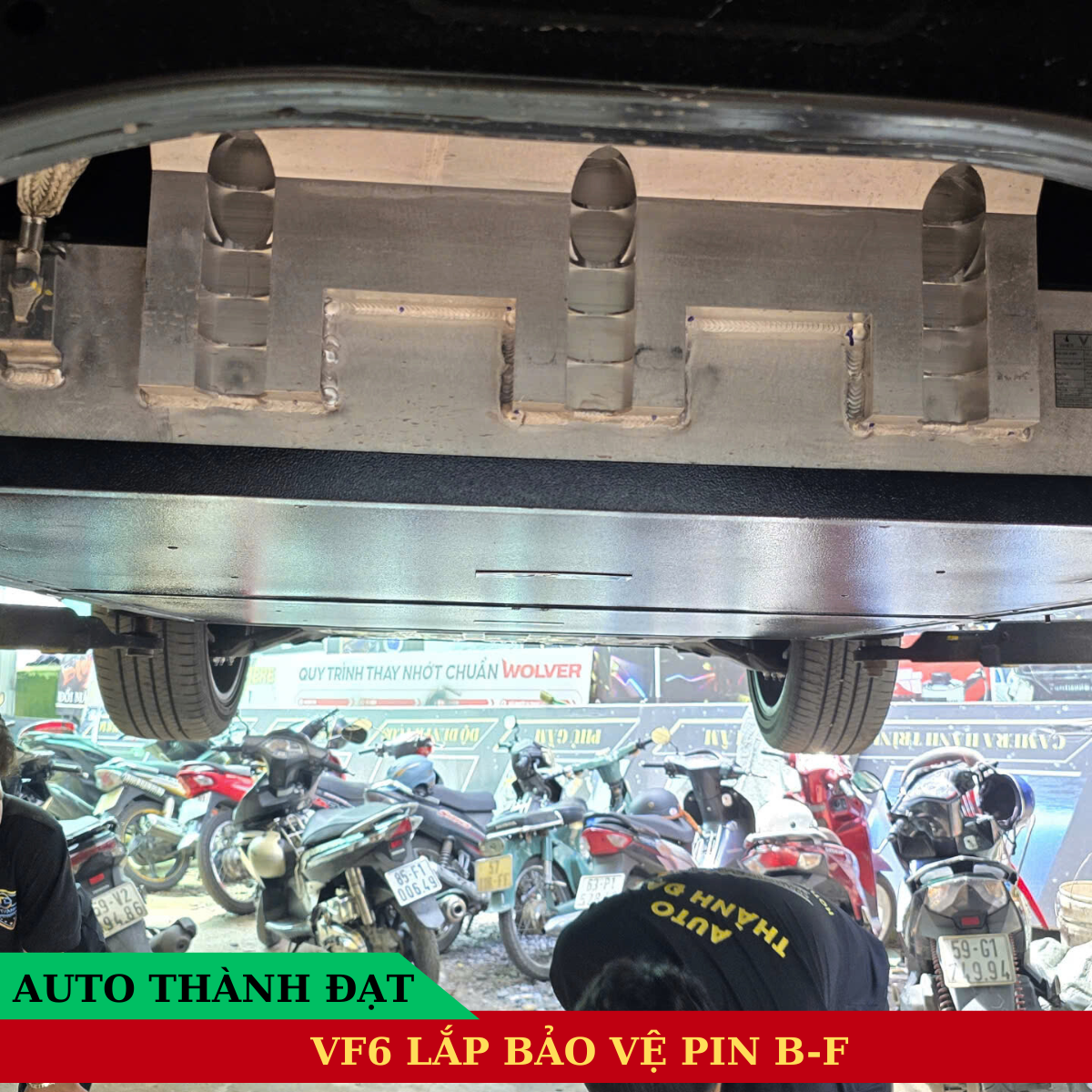 VINFAST VF6 LẮP ỐP BẢO VỆ PIN B-F