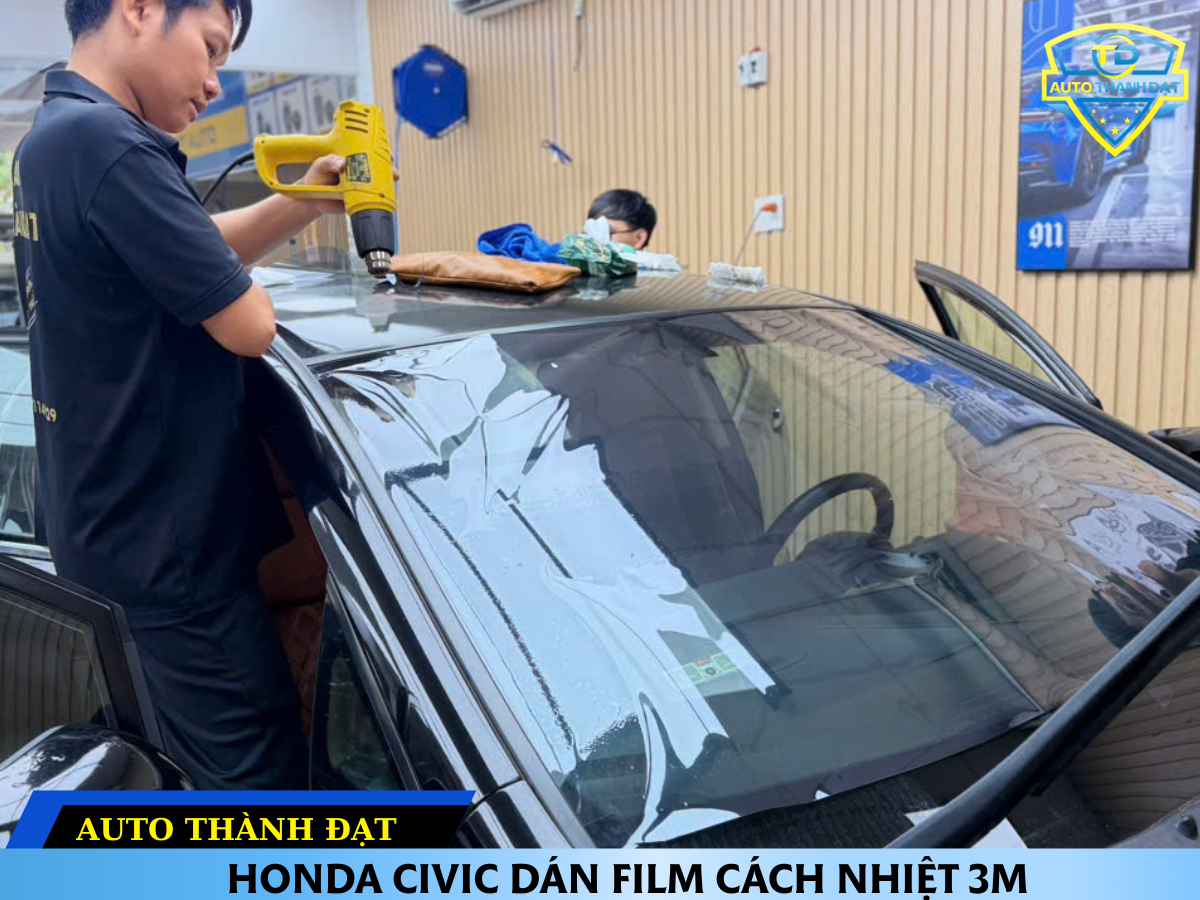 HONDA CIVIC DÁN FILM CÁCH NHIỆT 3M