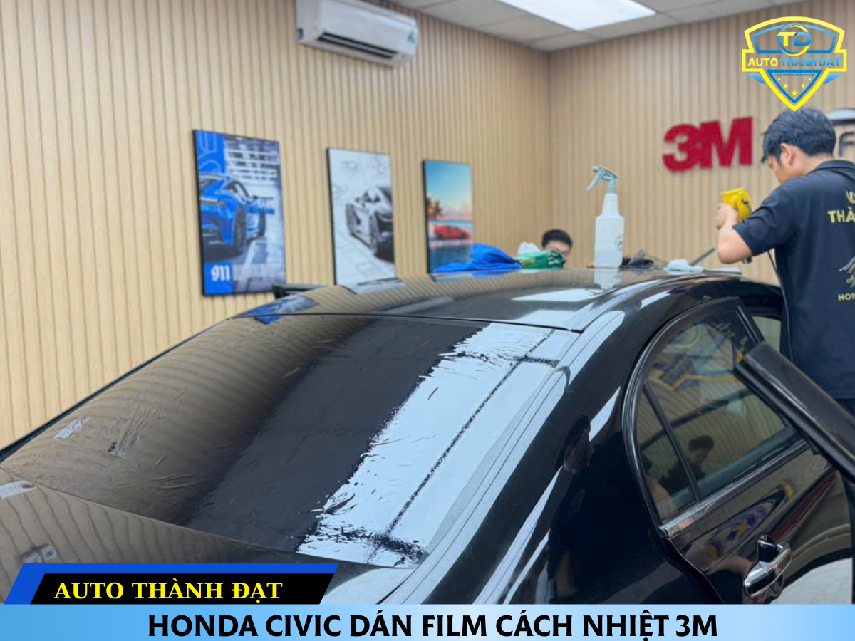 HONDA CIVIC DÁN FILM CÁCH NHIỆT 3M