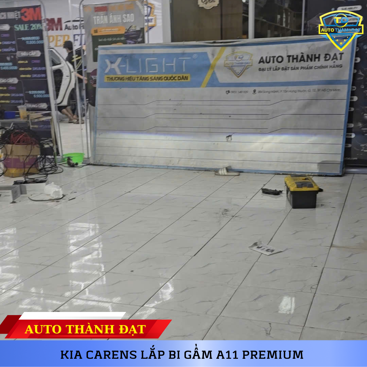 KIA CARENS LẮP BI GẦM A11 PREMIUM