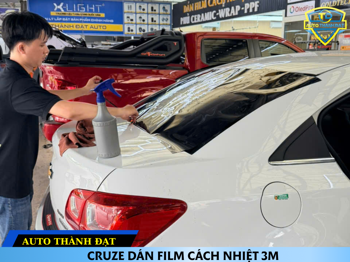 CHEVROLET CRUZE DÁN FILM CÁCH NHIỆT 3M