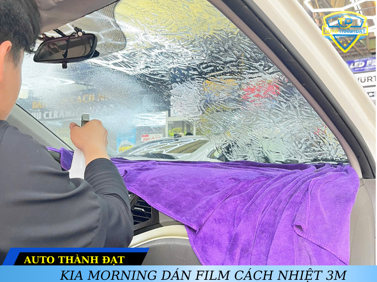 KIA MORNING DÁN FILM CÁCH NHIỆT 3M
