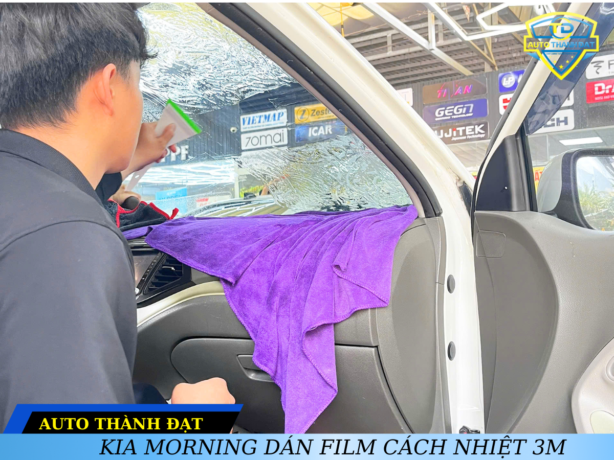 KIA MORNING DÁN FILM CÁCH NHIỆT 3M