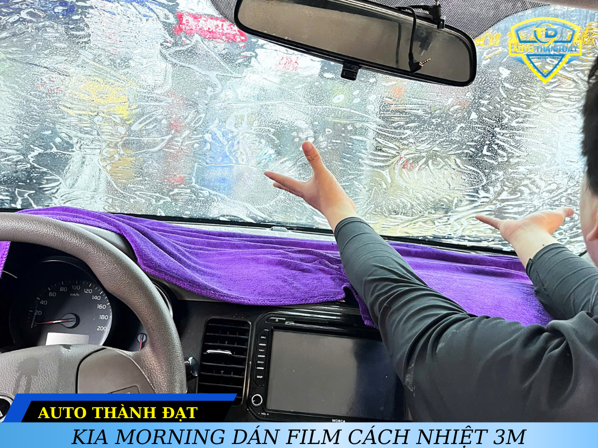 KIA MORNING DÁN FILM CÁCH NHIỆT 3M