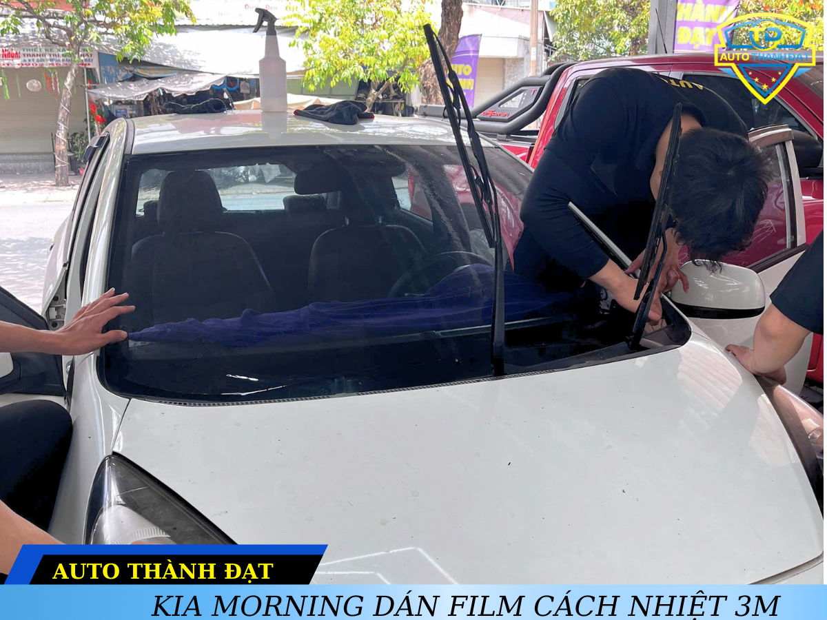 KIA MORNING DÁN FILM CÁCH NHIỆT 3M