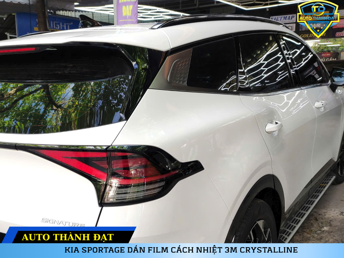 KIA SPORTAGE DÁN FILM CÁCH NHIỆT 3M CRYSTALLINE