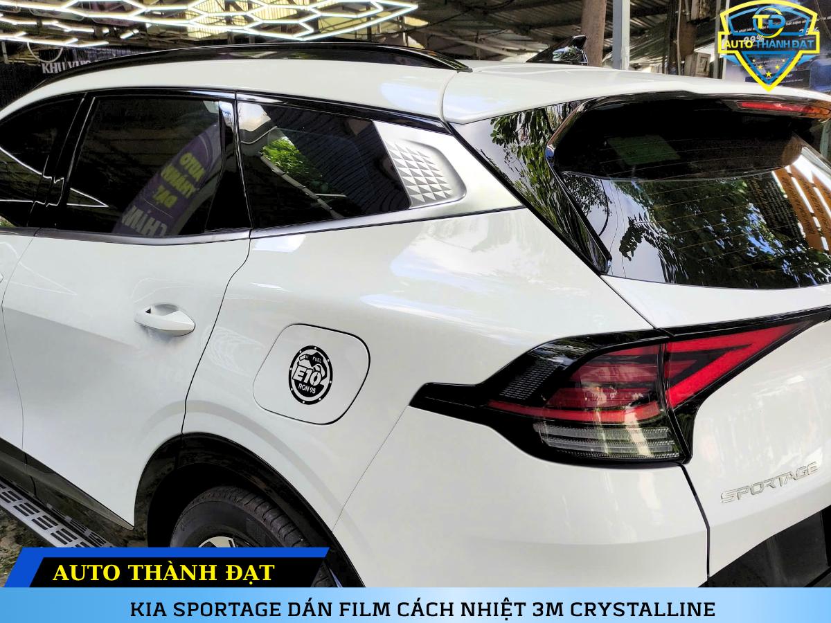 KIA SPORTAGE DÁN FILM CÁCH NHIỆT 3M CRYSTALLINE