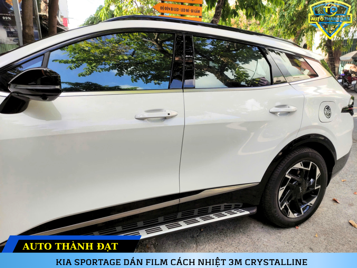 KIA SPORTAGE DÁN FILM CÁCH NHIỆT 3M CRYSTALLINE