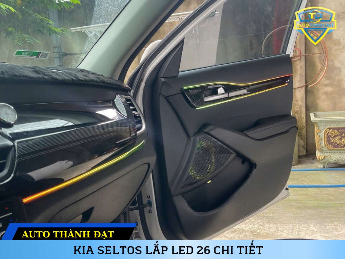 LED NỘI THẤT 26 CHI TIẾT CHO KIA SELTOS