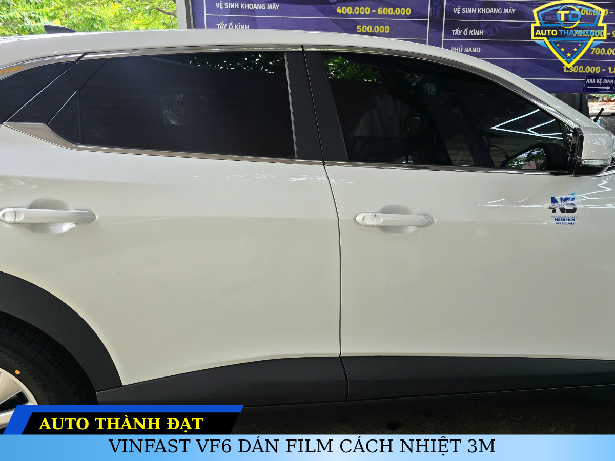 VINFAST VF6 DÁN FILM CÁCH NHIỆT 3M