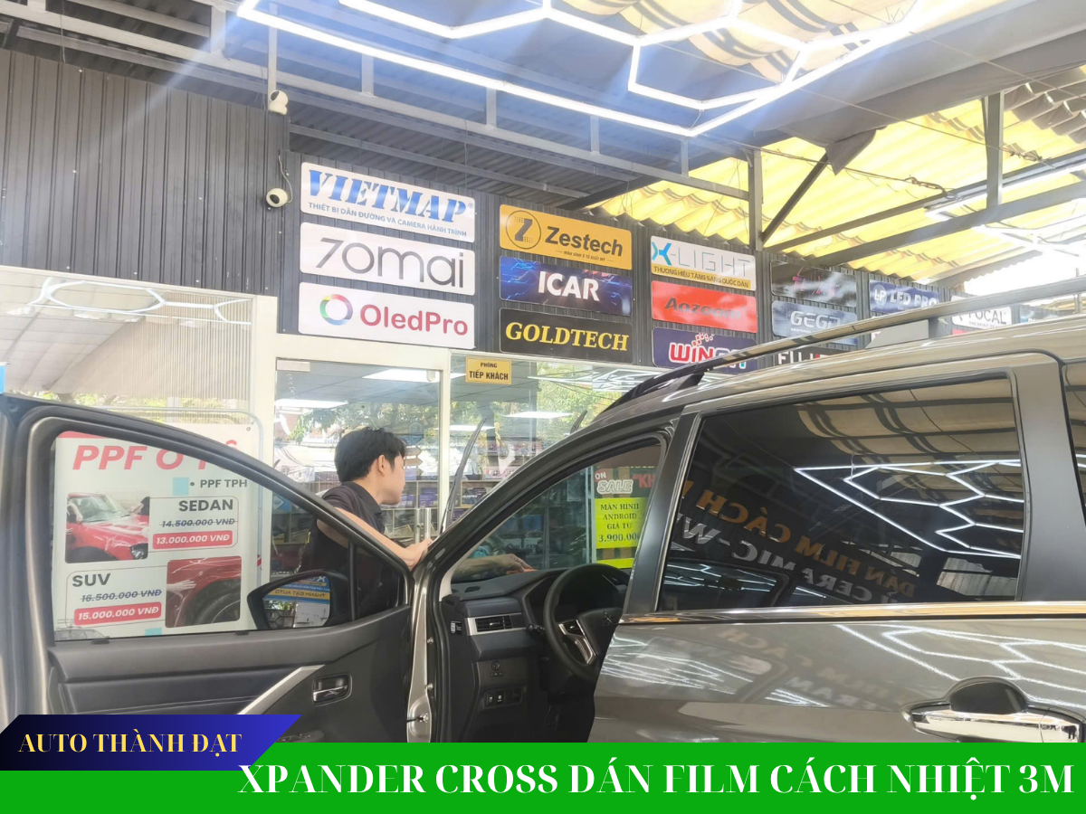 XPANDER CROSS DÁN FILM CÁCH NHIỆT 3M