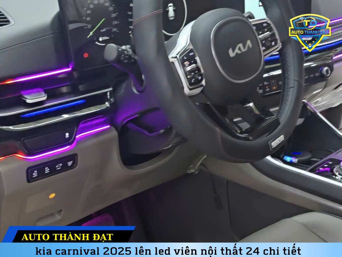 KIA CARNIVAL 2025 LẮP LED VIỀN NỘI THẤT 24 CHI TIẾT