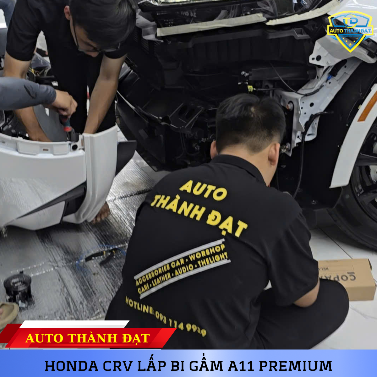 HONDA CR-V 2025 NÂNG CẤP BI GẦM A11 PREMIUM