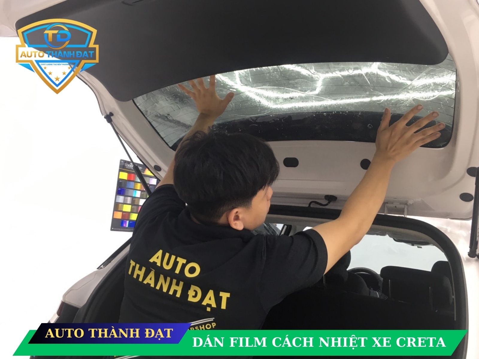 dán film cách nhiệt xe CRETA