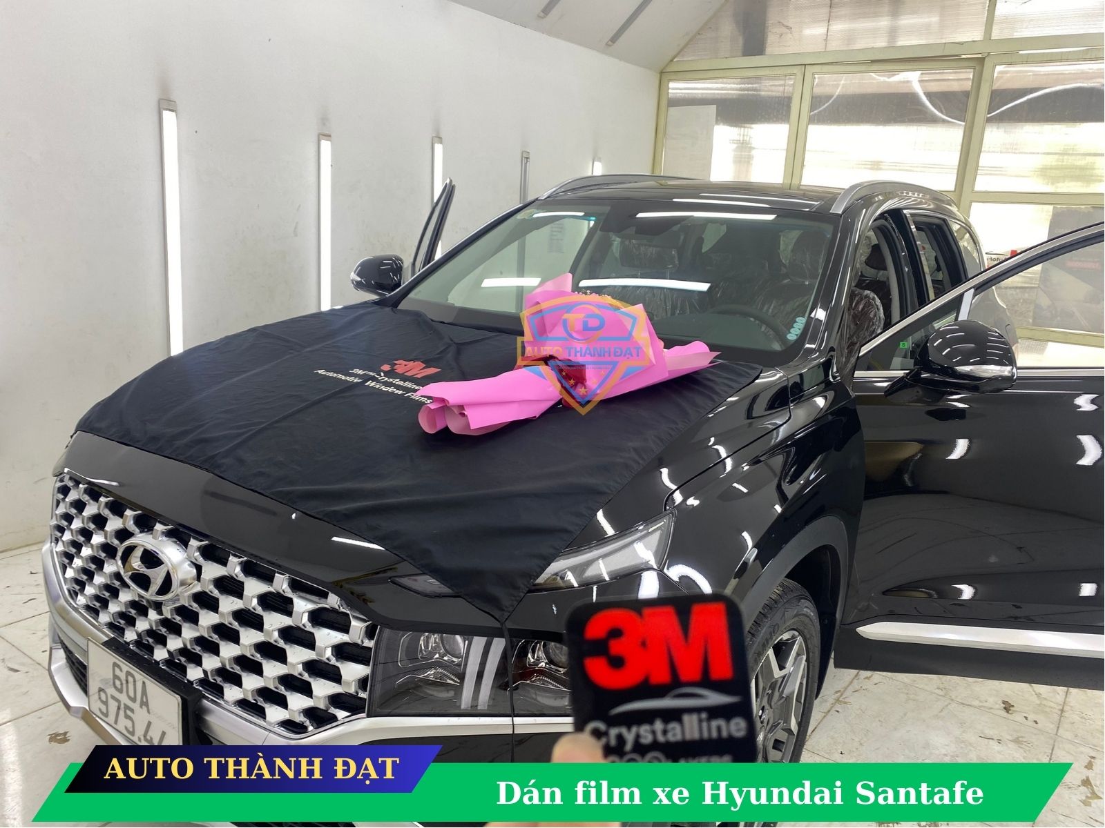 DÁN FILM CÁCH NHIỆT XE HYUNDAI SANTAFE