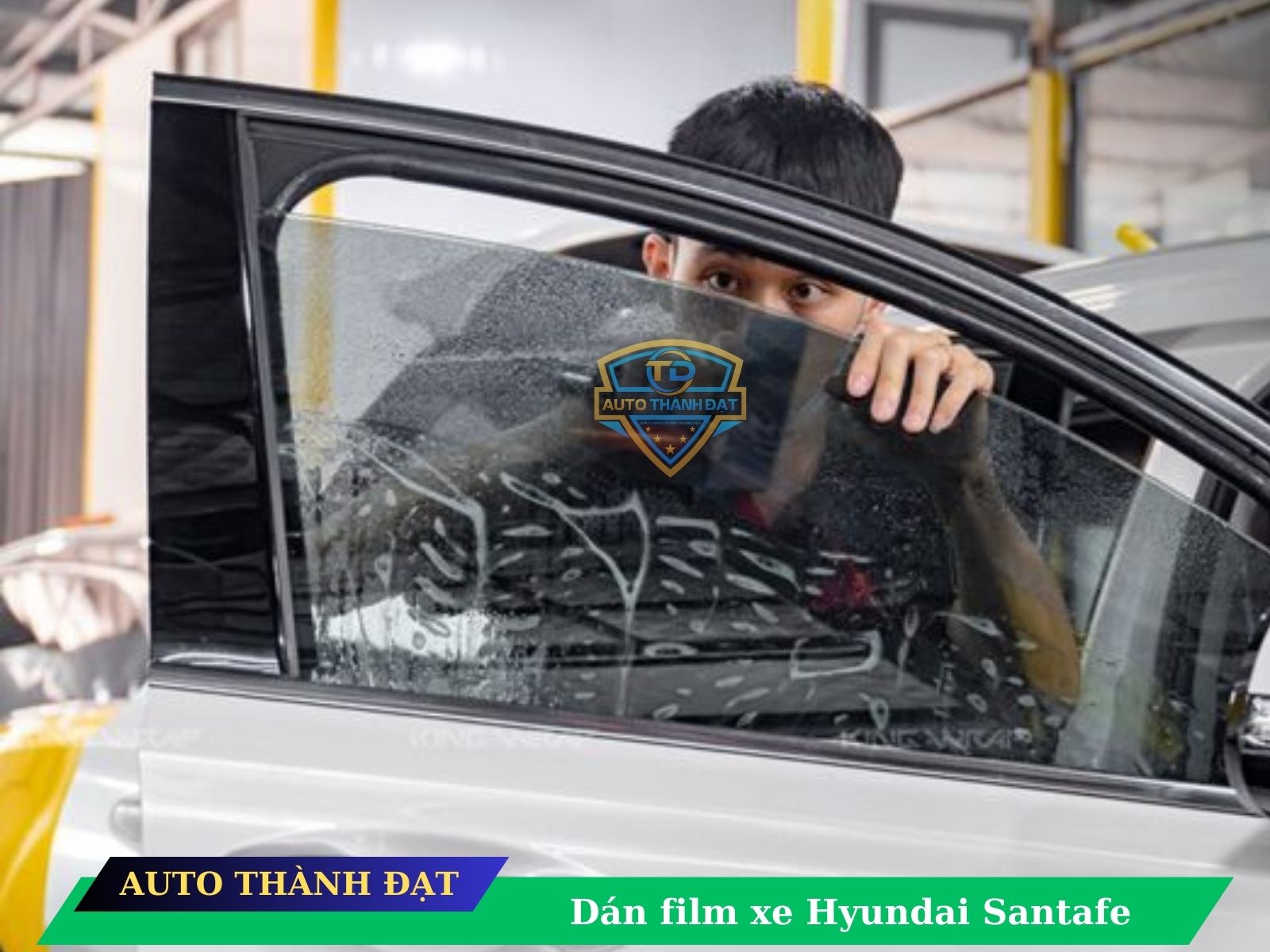 DÁN FILM CÁCH NHIỆT XE HYUNDAI SANTAFE