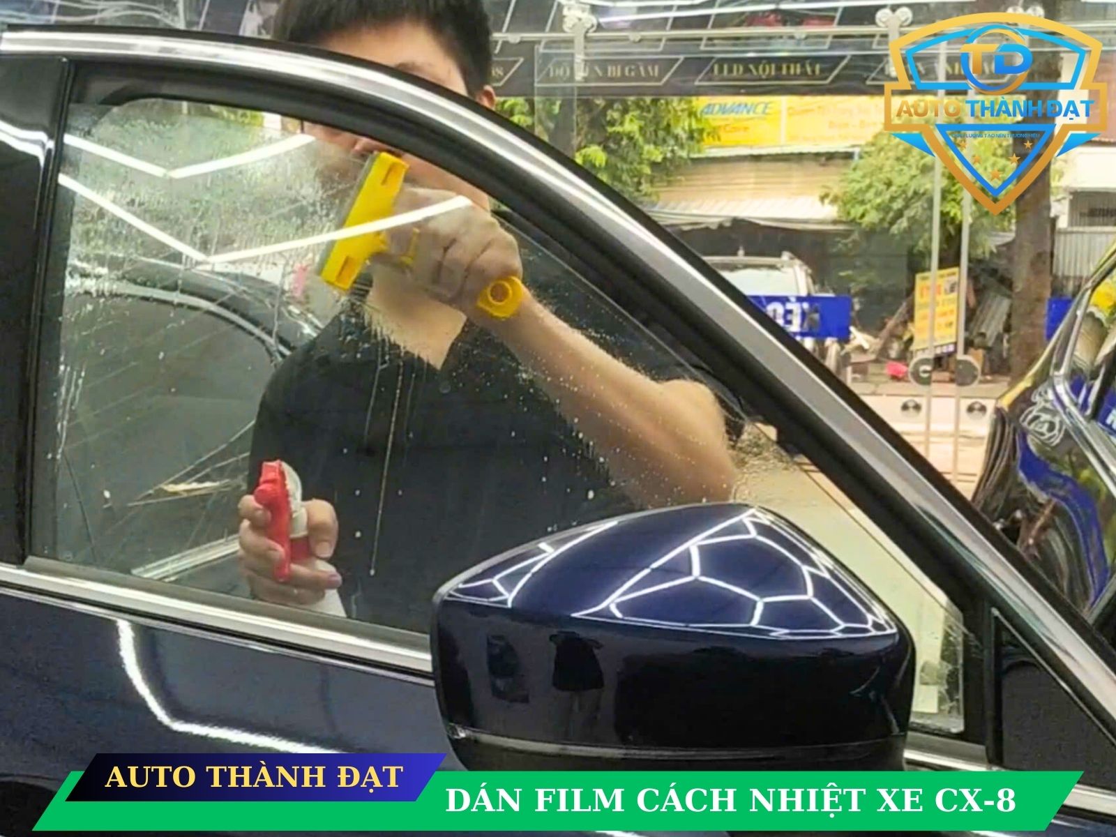 DÁN FILM CÁCH NHIỆT XE MAZDA CX-8