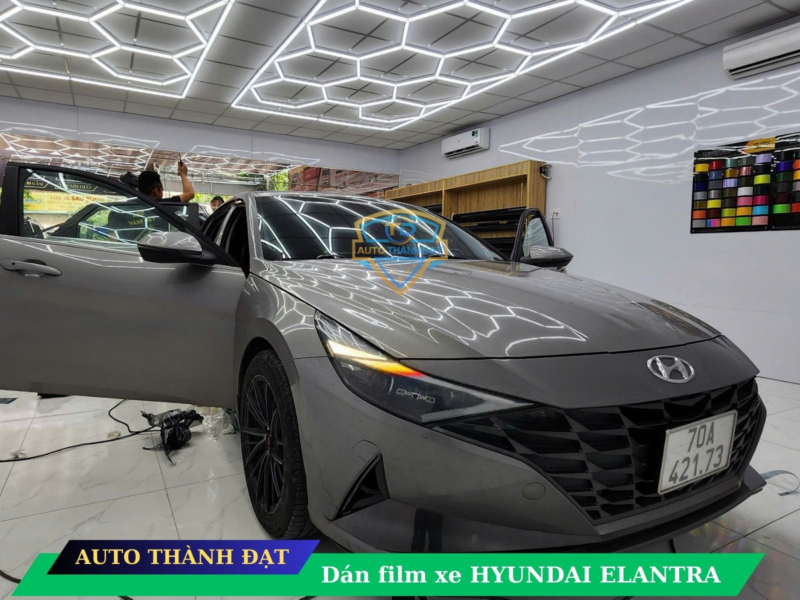 DÁN FILM CÁCH NHIỆT XE HYUNDAI ELANTRA