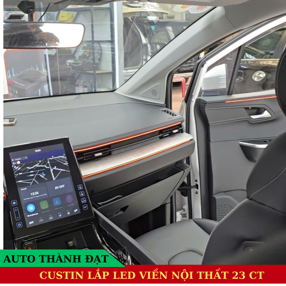 HYUNDAI CUSTIN LẮP LED VIỀN NỘI THẤT