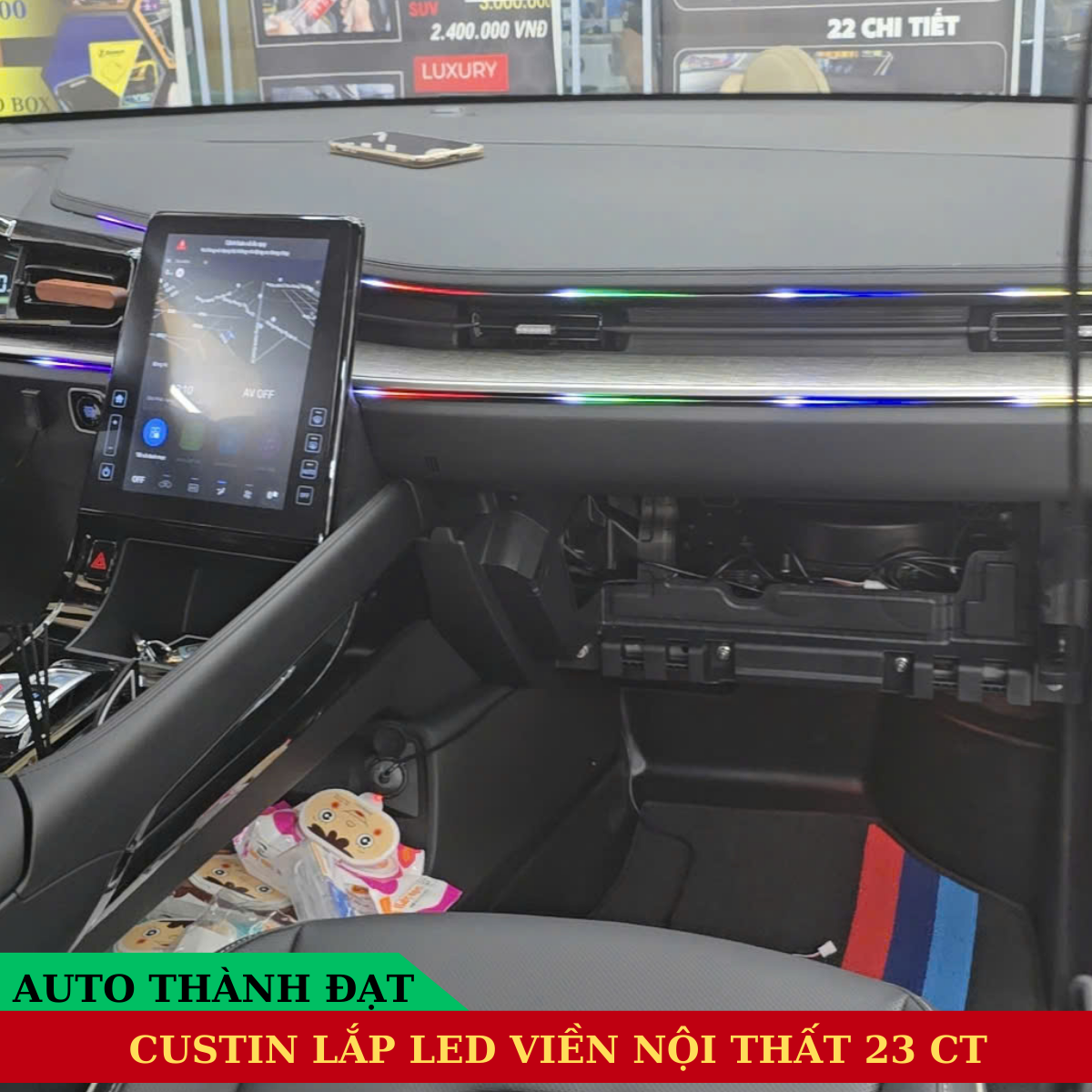 HYUNDAI CUSTIN LẮP LED VIỀN NỘI THẤT