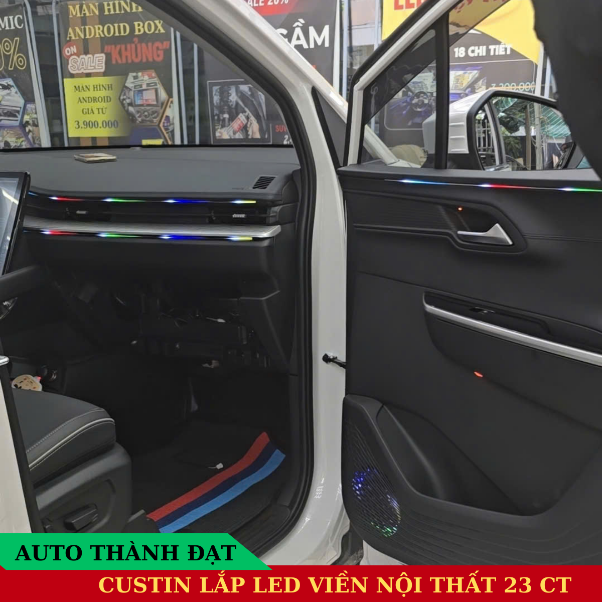 HYUNDAI CUSTIN LẮP LED VIỀN NỘI THẤT