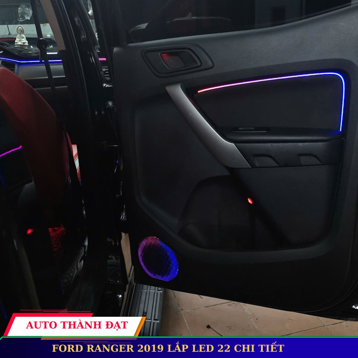 FORD RANGER 2019 LẮP LED VIỀN NỘI THẤT 22 CHI TIẾT