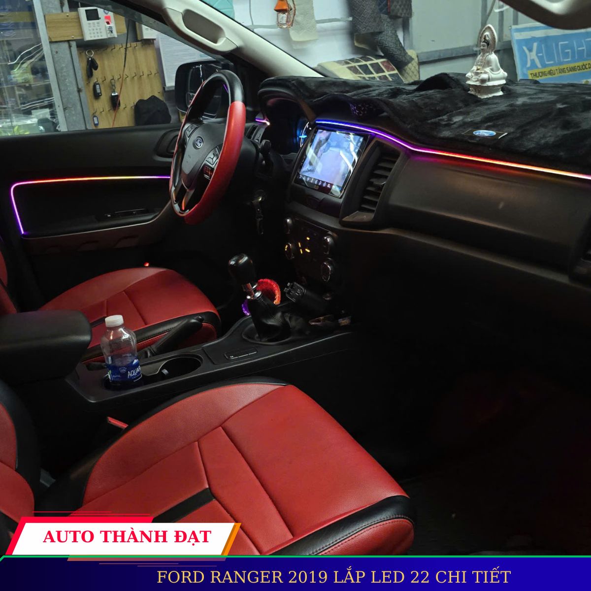 FORD RANGER 2019 LẮP LED VIỀN NỘI THẤT 22 CHI TIẾT