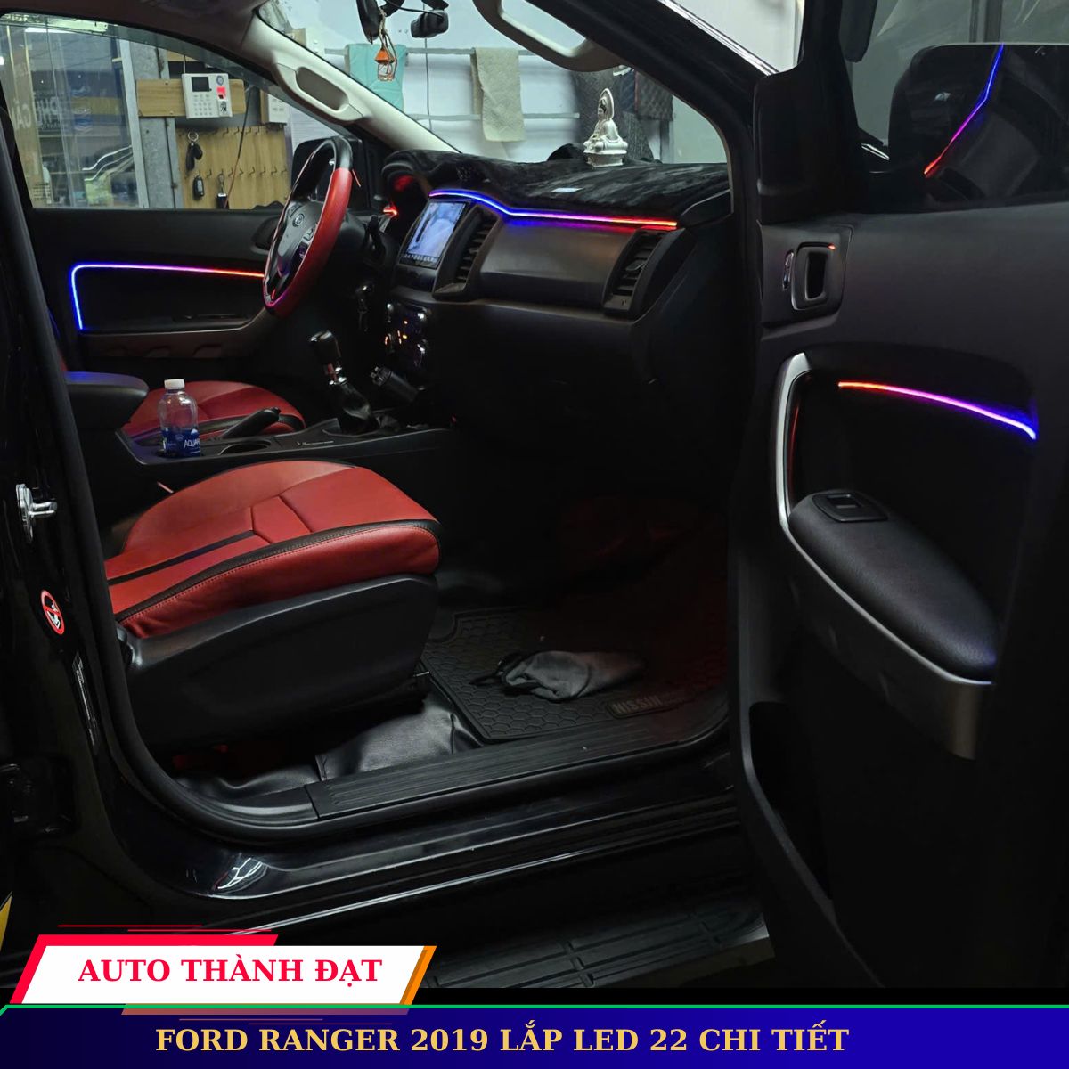FORD RANGER 2019 LẮP LED VIỀN NỘI THẤT 22 CHI TIẾT