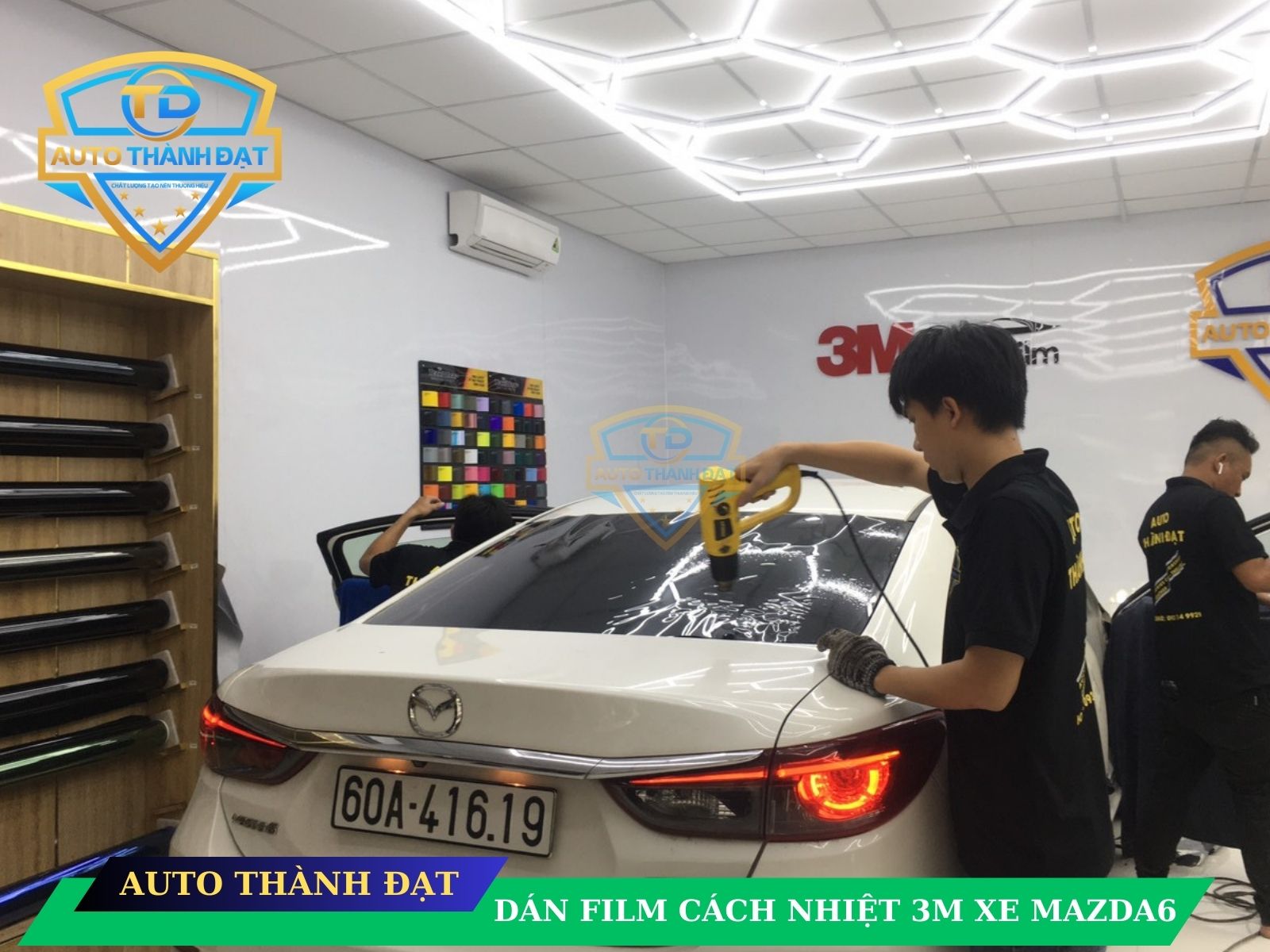 dán film cách nhiệt xe MAZDA6