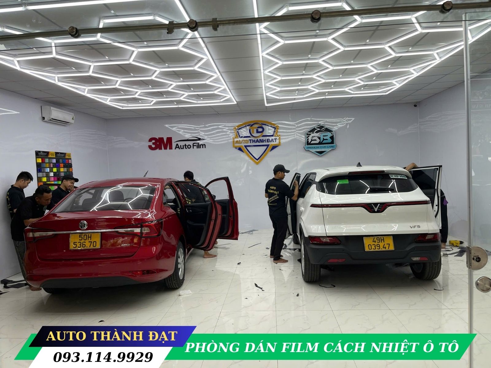 DÁN FILM CÁCH NHIỆT XE MG5