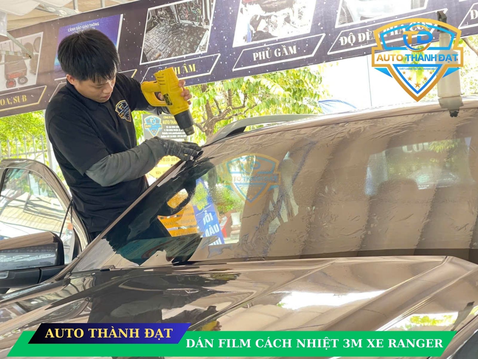 dán film cách nhiệt xe RANGER