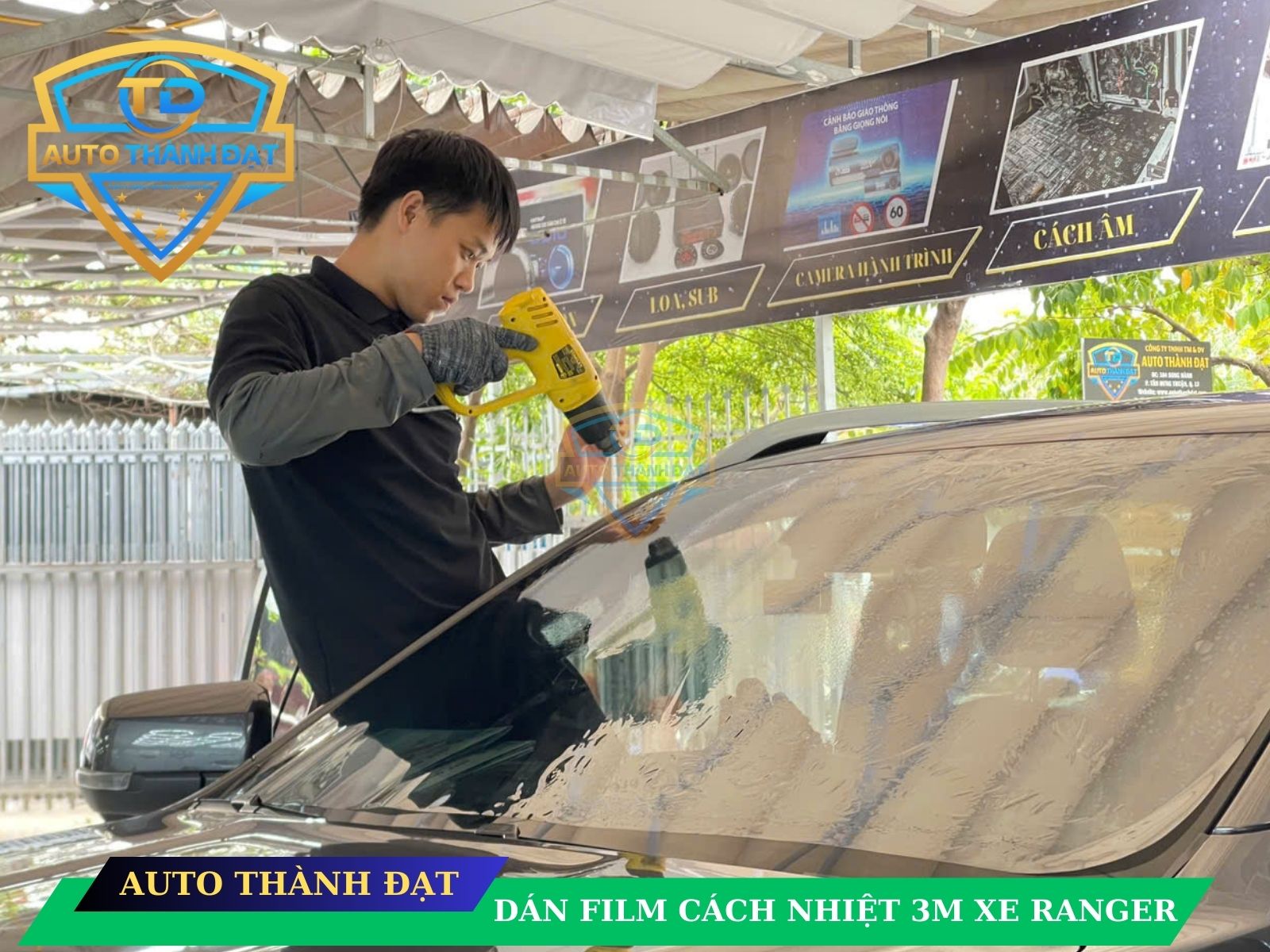 dán film cách nhiệt xe RANGER