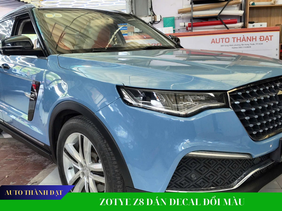 ZOTYE Z8 DÁN DECAL ĐỔI MÀU