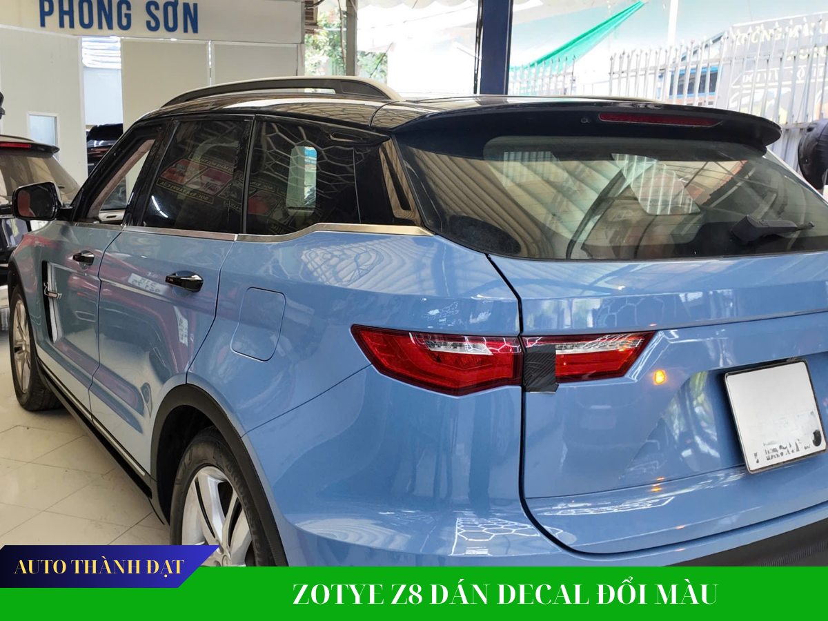 ZOTYE Z8 DÁN DECAL ĐỔI MÀU