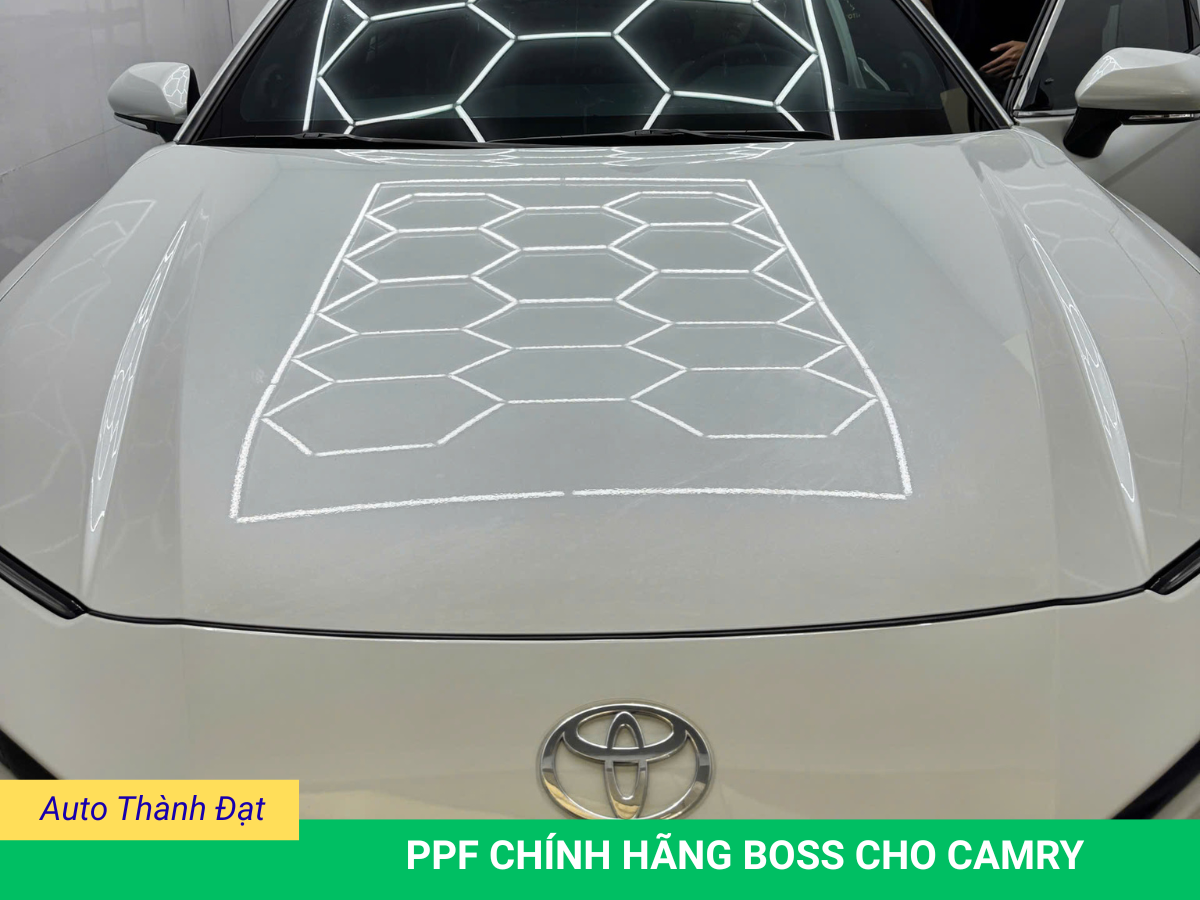 CAMRY DÁN PPF BẢO VỆ SƠN CHÍNH HÃNG BOSS