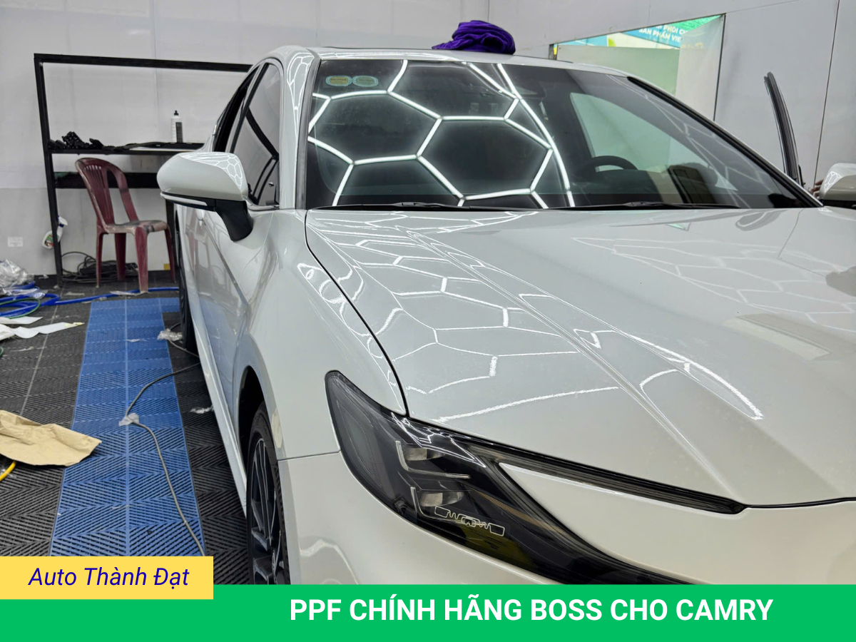 CAMRY DÁN PPF BẢO VỆ SƠN CHÍNH HÃNG BOSS
