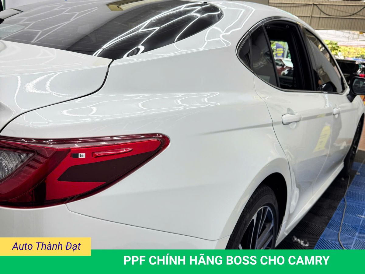 CAMRY DÁN PPF BẢO VỆ SƠN CHÍNH HÃNG BOSS
