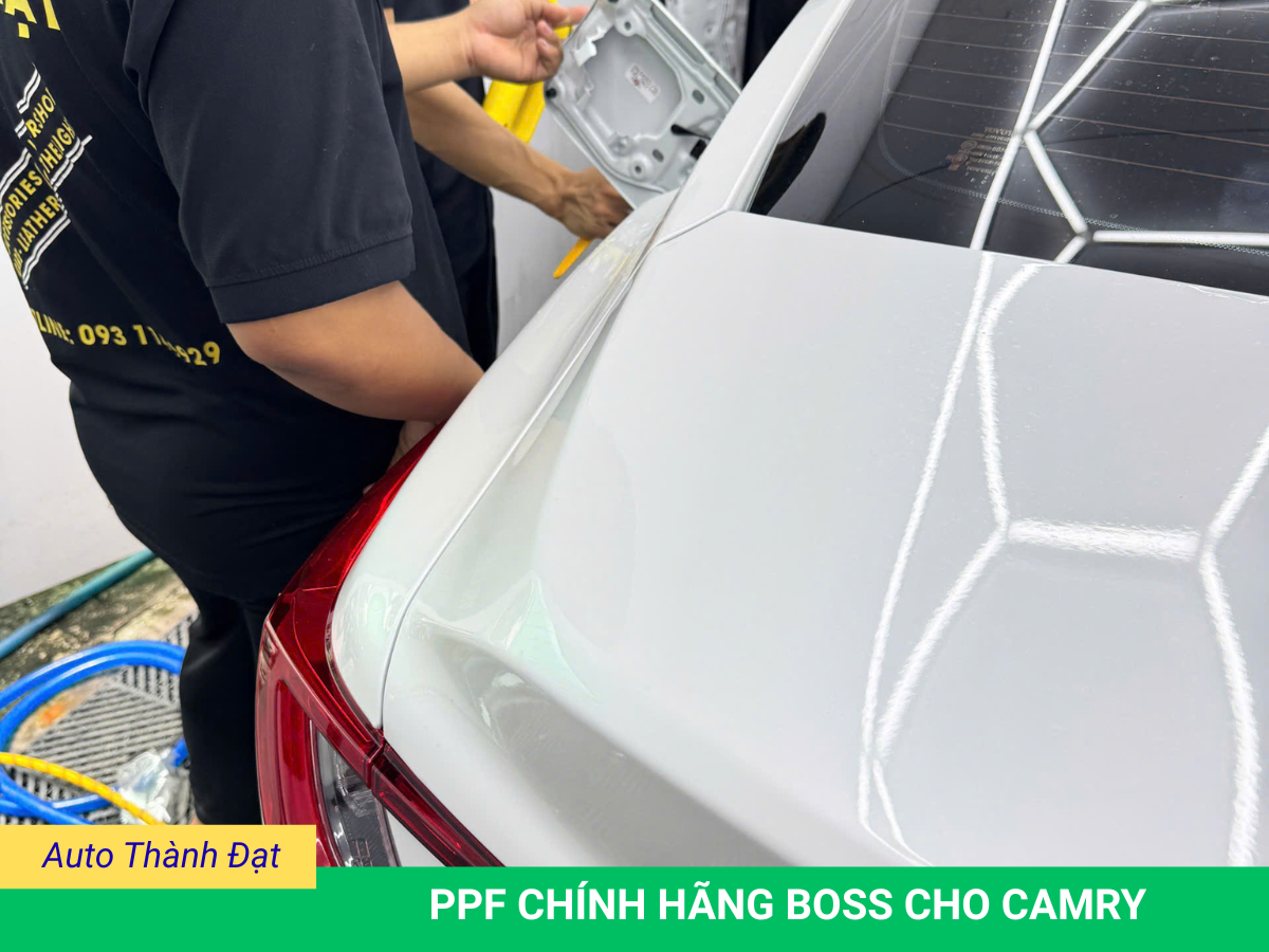 CAMRY DÁN PPF BẢO VỆ SƠN CHÍNH HÃNG BOSS