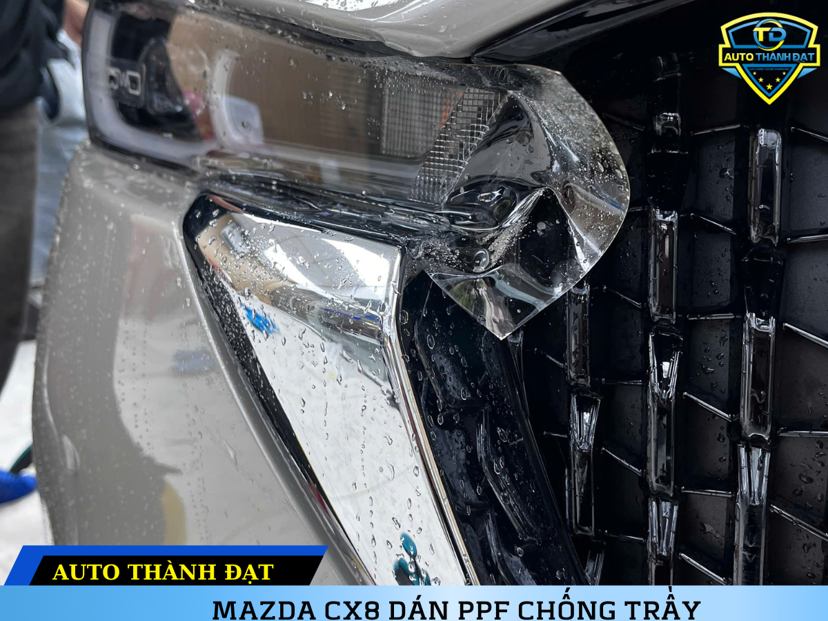 MAZDA CX8 DÁN PPF BẢO VỆ SƠN