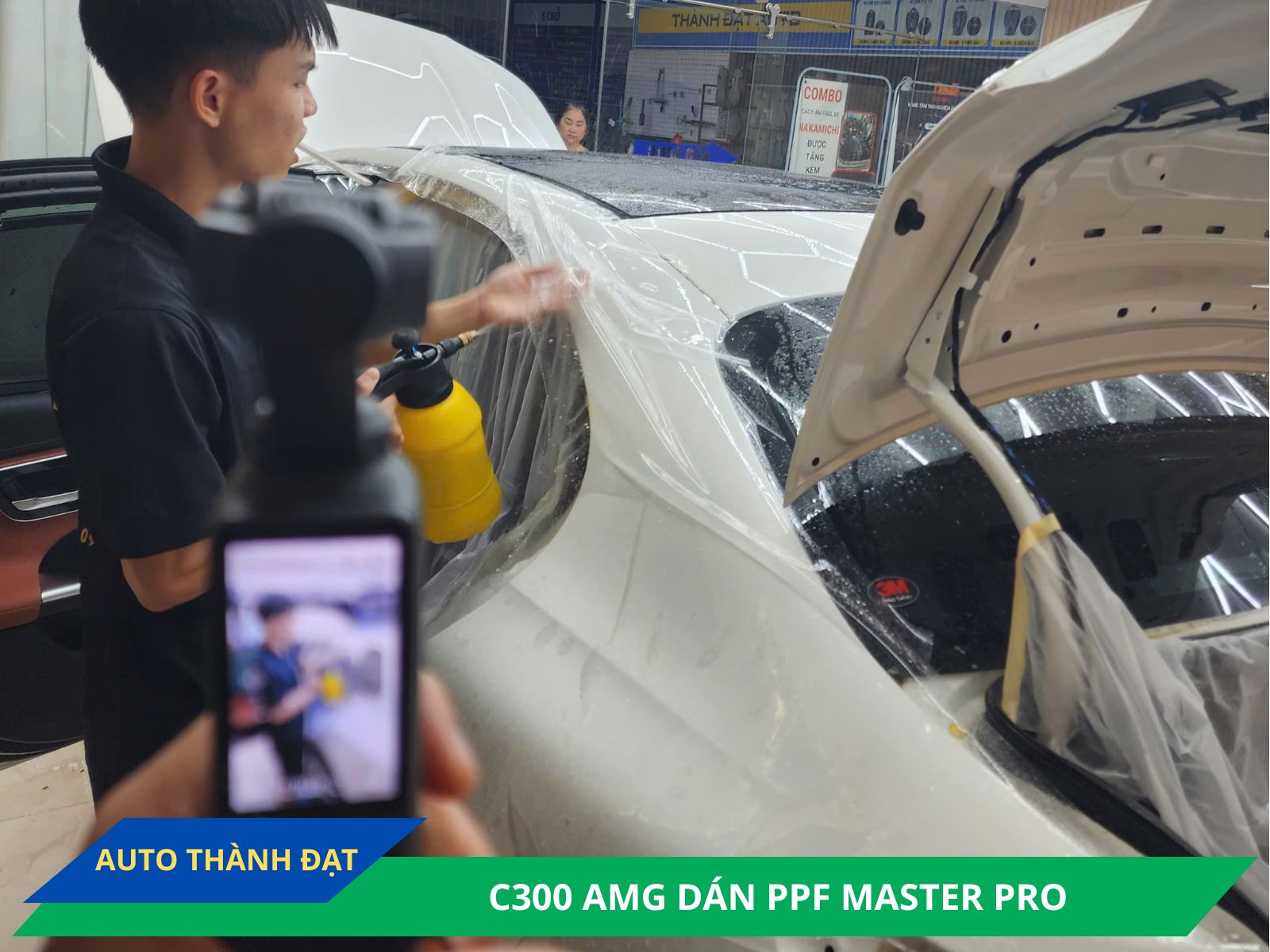 Dán PPF cho C300 AMG